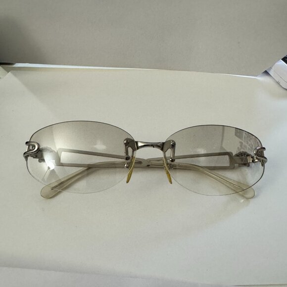 Authentic Vintage Versace MOD. N45 Rimless Sunglasses